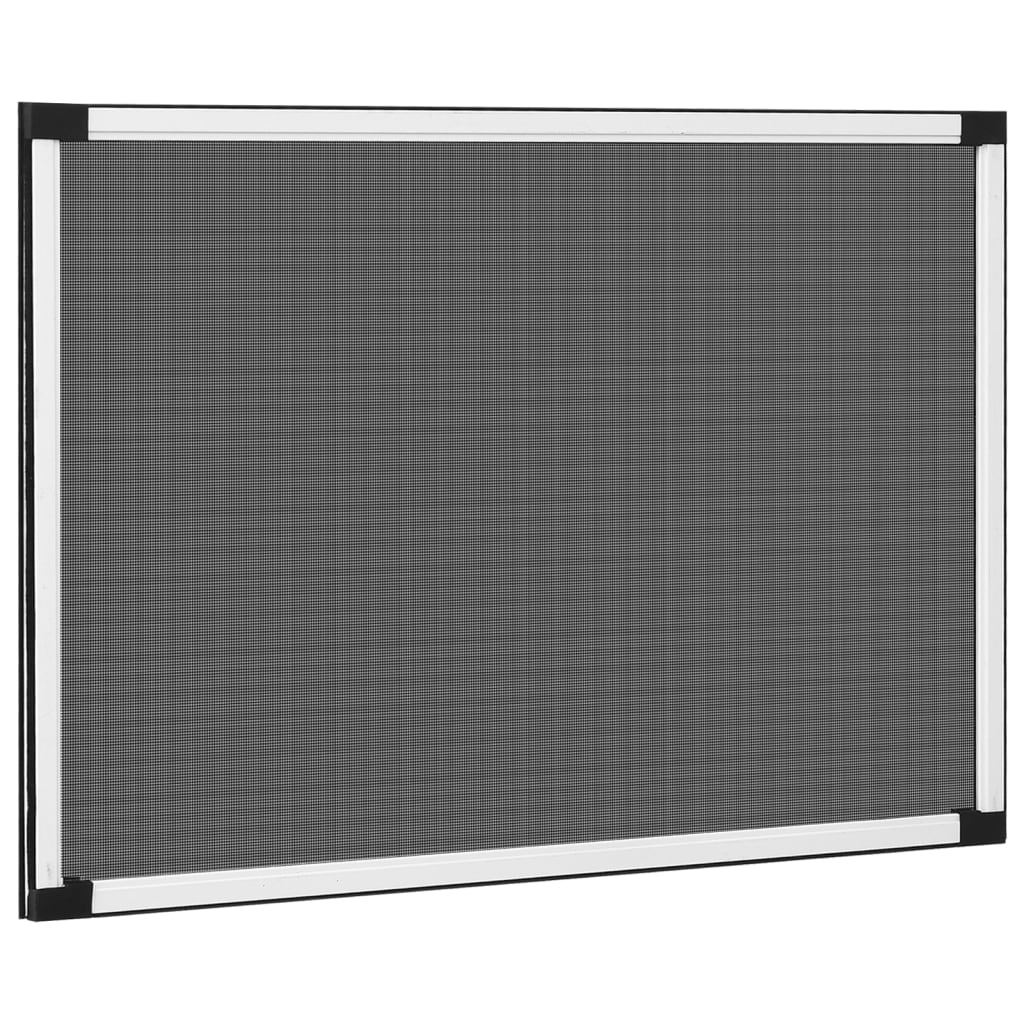 Utvidbar insektskjerm for vinduer hvit (75-143)x50 cm