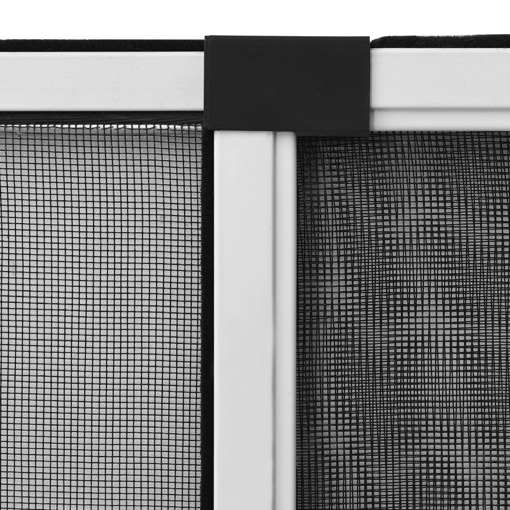 Utvidbar insektskjerm for vinduer hvit (75-143)x50 cm