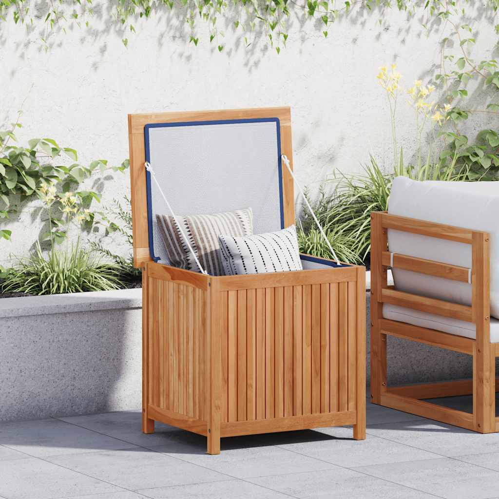 Putekasse 60x50x58 cm heltre teak vidaXL