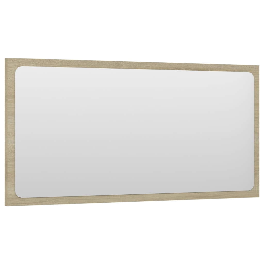 Baderomsspeil sonoma eik 80x1,5x37 cm sponplate