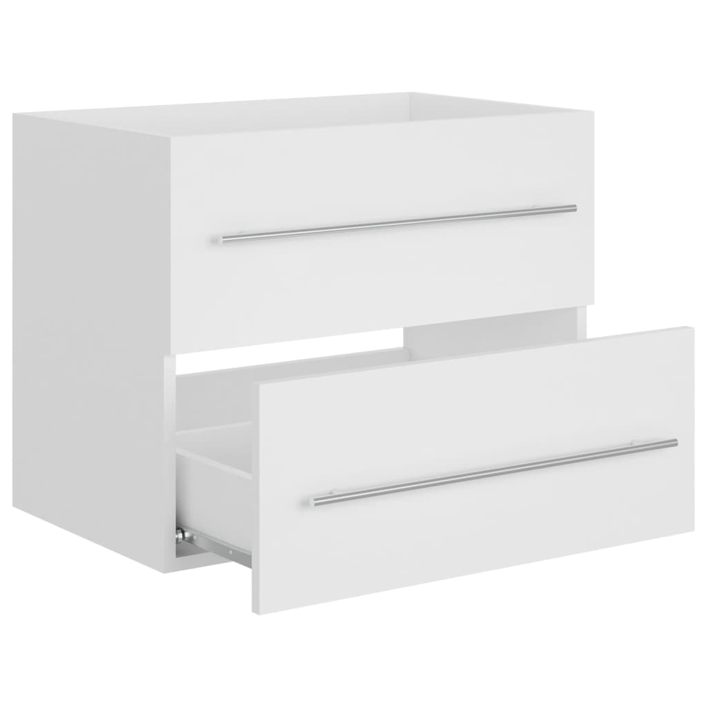 Servantskap hvit 60x38,5x48 cm konstruert tre