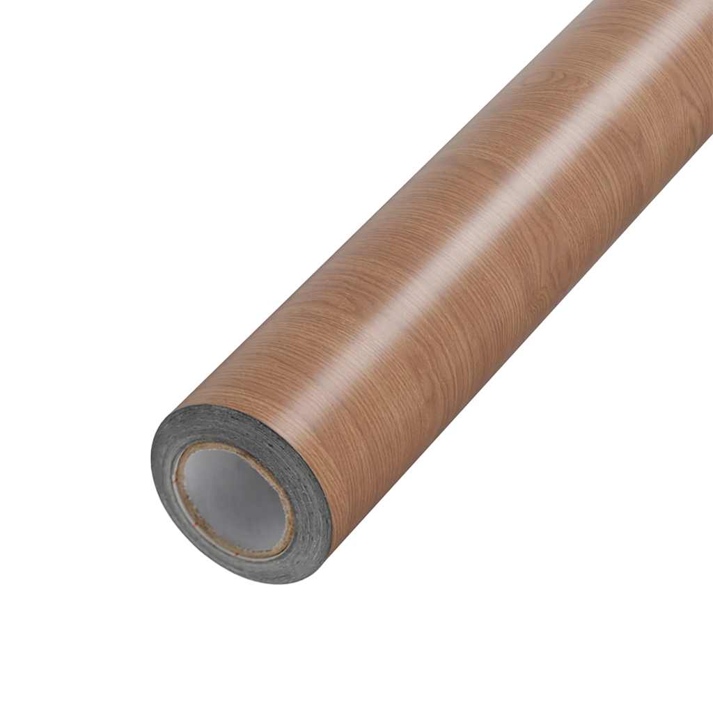 Selvklebende folie til møbler lys eikefarge 500x90 cm PVC
