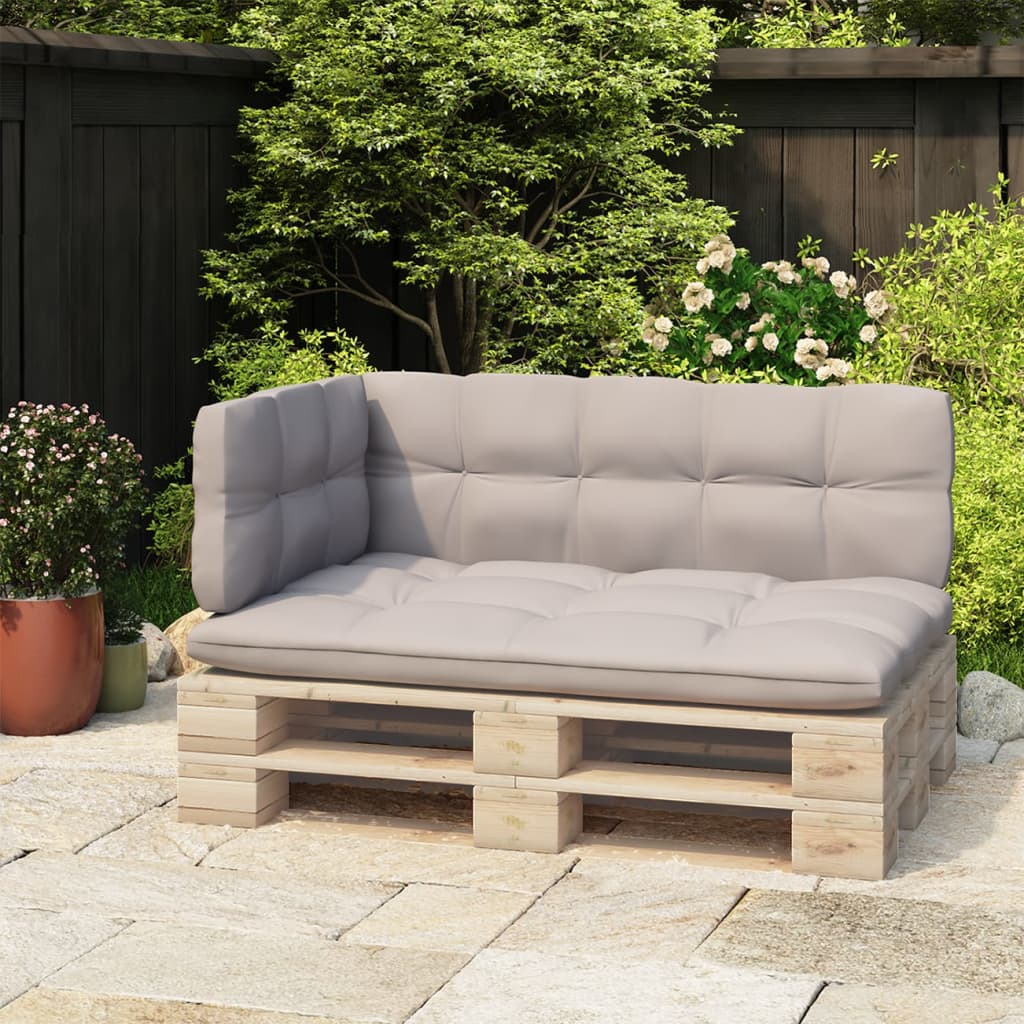 Ryggstøtte til pallesofa svart 110 cm jern