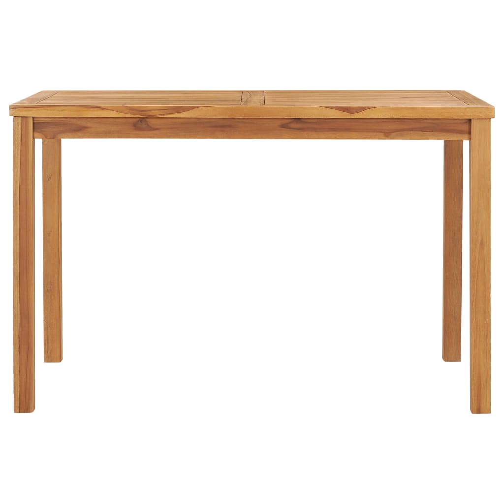 7-delers hagespisesett 120x70 cm heltre teak