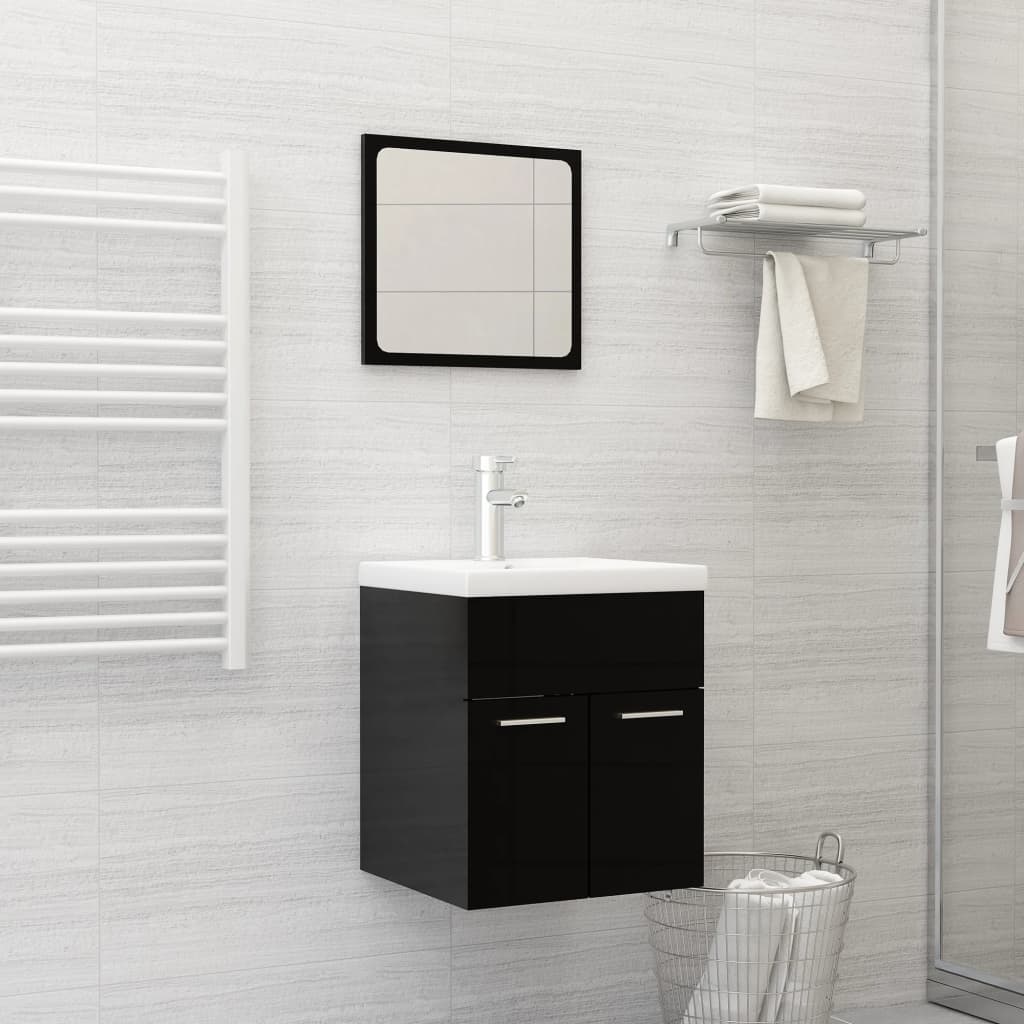 Innebygd vask med kran 42x39x18 cm keramikk hvit