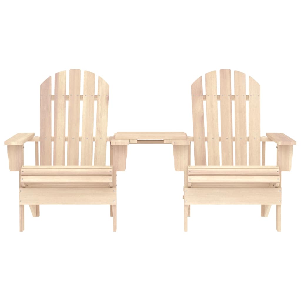 Adirondack hagestoler med tebord heltre gran