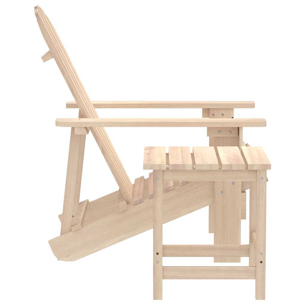 Adirondack hagestol med bord heltre gran