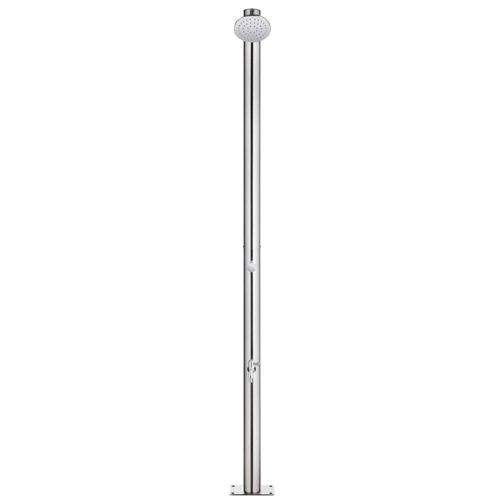 Hagedusj 215 cm rustfritt stål vidaXL
