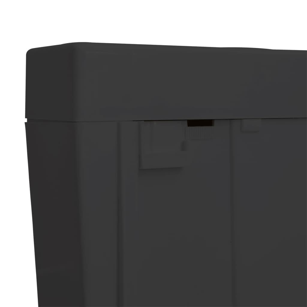 Toalettvanntank med bunnvann 3/6 L svart