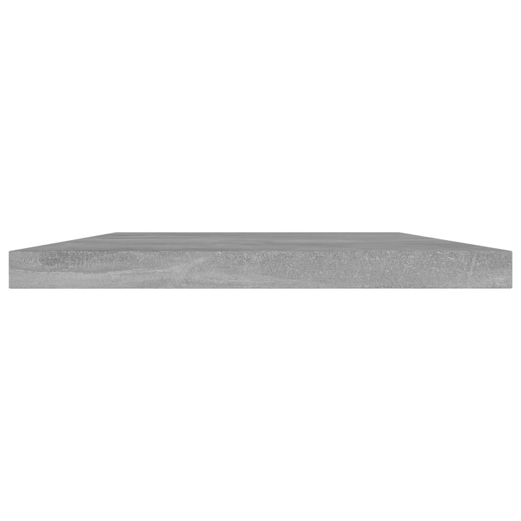 Hylleplater 8 stk betonggrå 40x20x1,5 cm konstruert tre