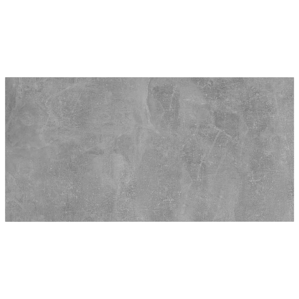 Hylleplater 8 stk betonggrå 40x20x1,5 cm konstruert tre