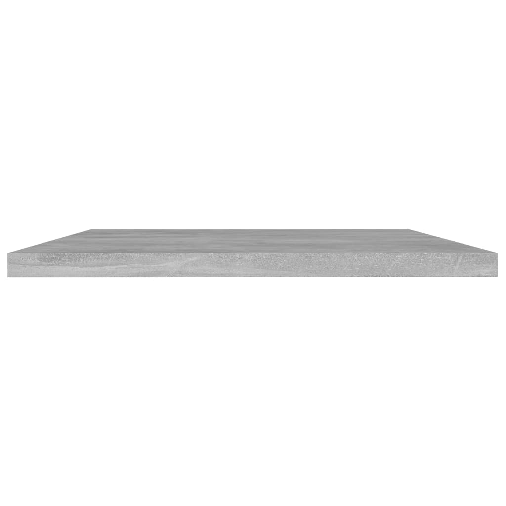 Hylleplater 4 stk betonggrå 40x30x1,5 cm konstruert tre