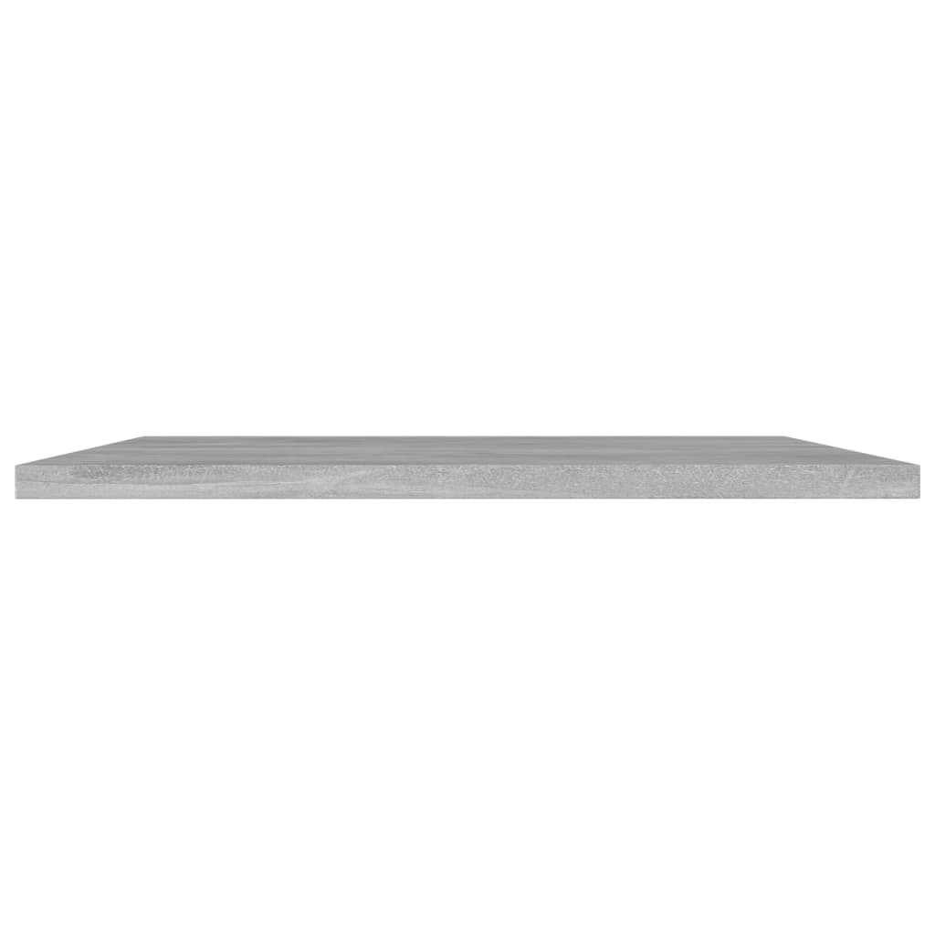 Hylleplater 4 stk betonggrå 40x40x1,5 cm konstruert tre