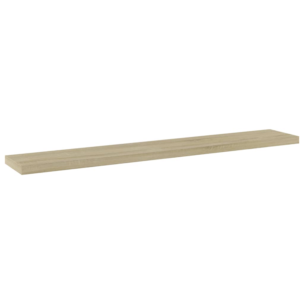 Hylleplater 4 stk sonoma eik 60x10x1,5 cm sponplate