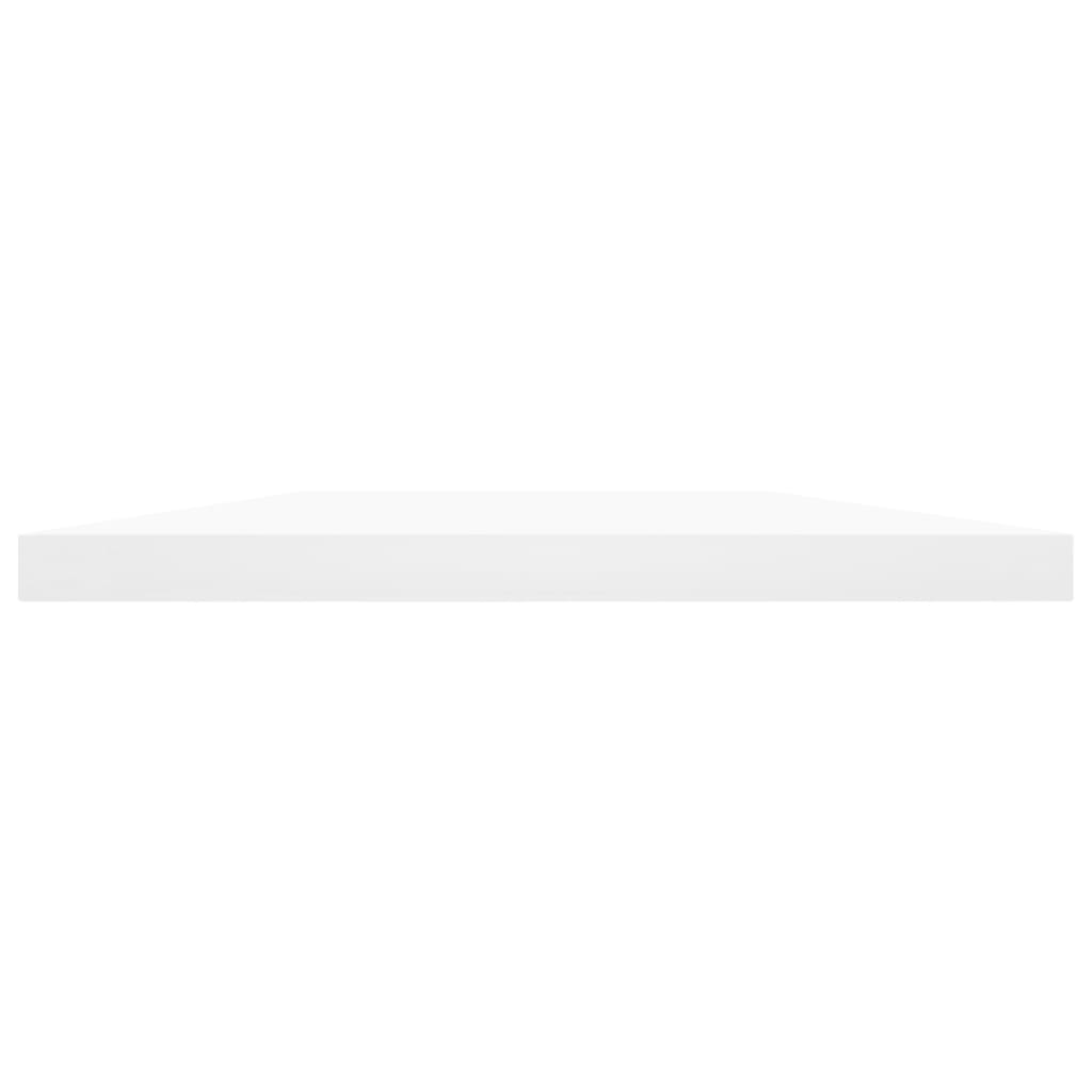 Hylleplater 4 stk hvit 60x20x1,5 cm konstruert tre