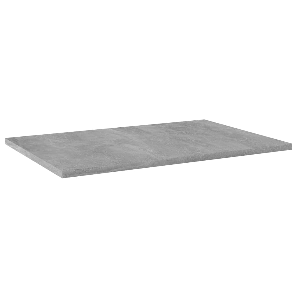 Hylleplater 8 stk betonggrå 60x40x1,5 cm sponplate