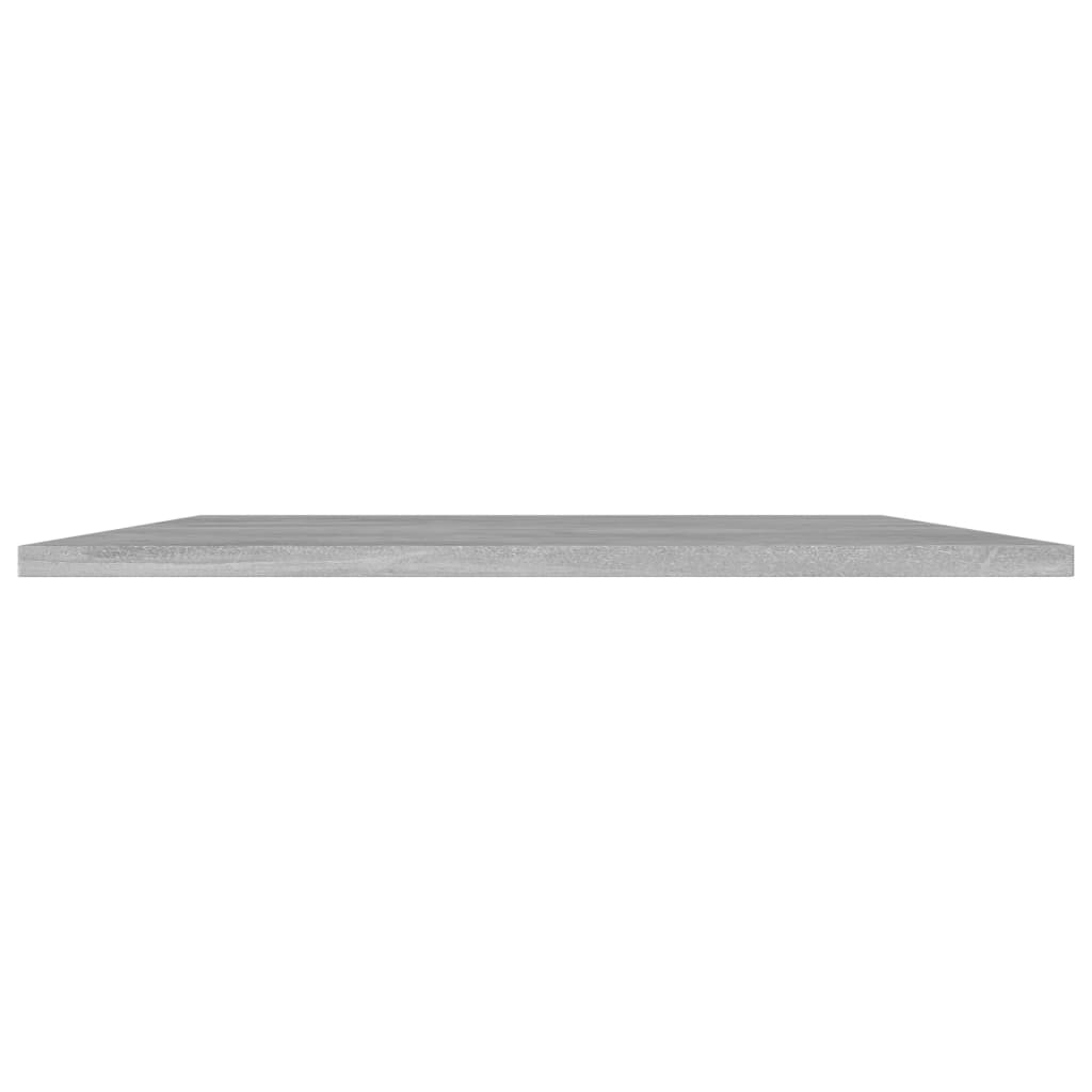 Hylleplater 4 stk betonggrå 60x50x1,5 cm konstruert tre