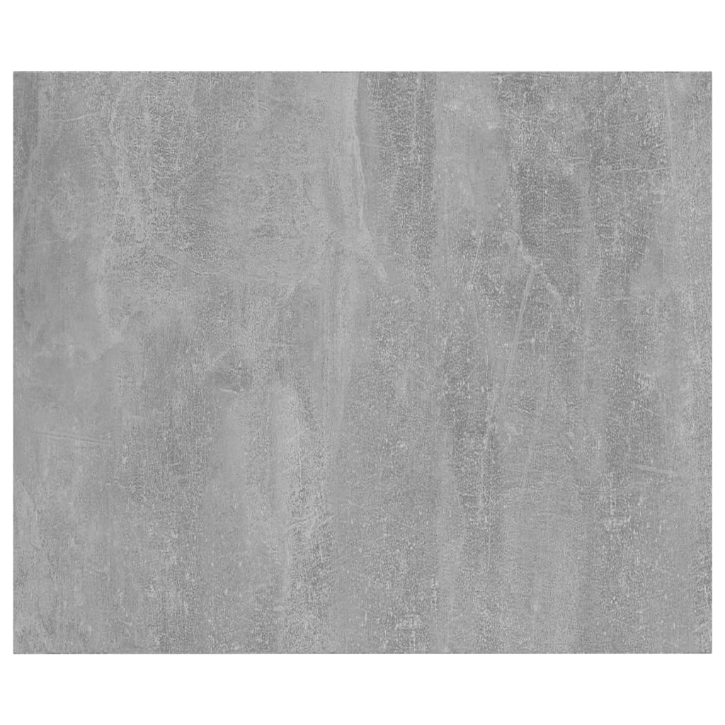Hylleplater 4 stk betonggrå 60x50x1,5 cm konstruert tre