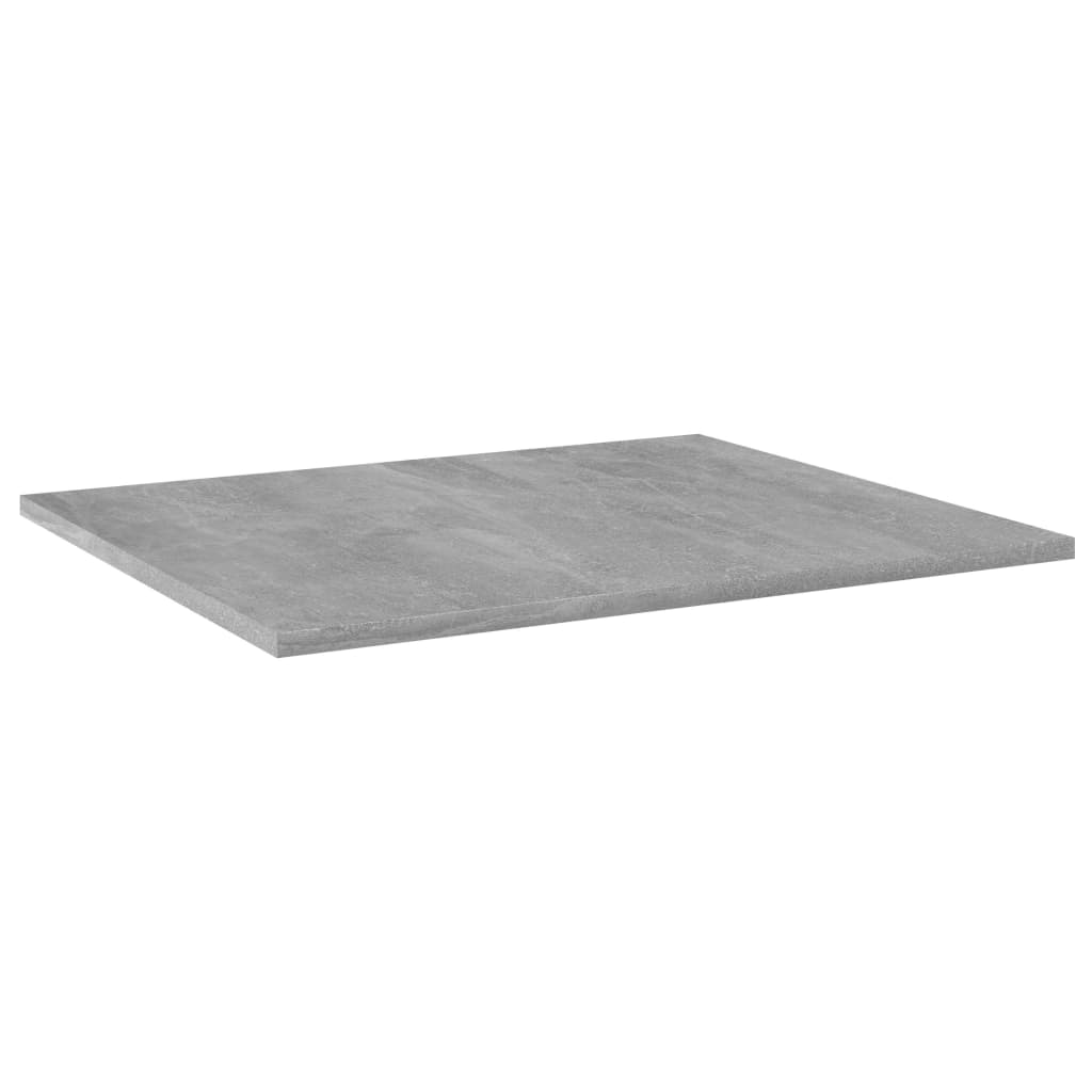 Hylleplater 8 stk betonggrå 60x50x1,5 cm sponplate