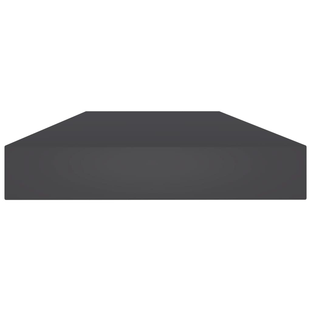 Hylleplater 8 stk grå 80x10x1,5 cm sponplate