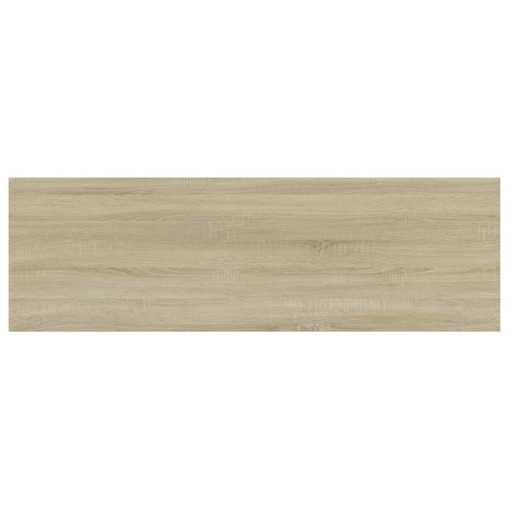 Hylleplater 4 stk sonoma eik 80x20x1,5 cm sponplate
