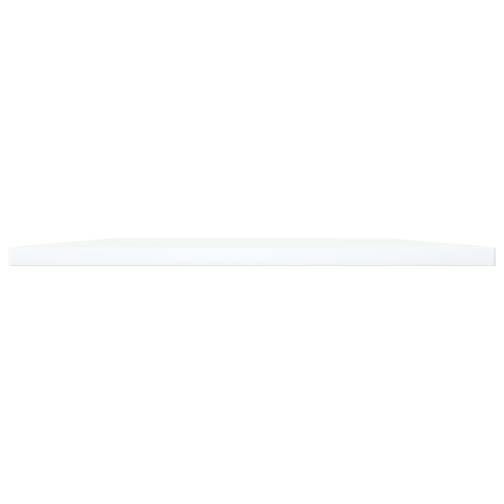 Hylleplater 4 stk hvit 80x40x1,5 cm konstruert tre