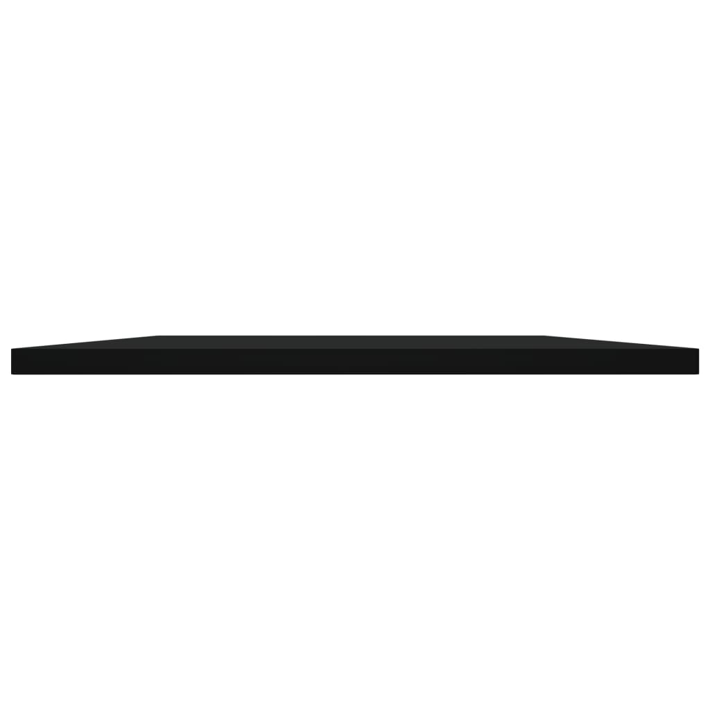 Hylleplater 8 stk svart 80x40x1,5 cm sponplate