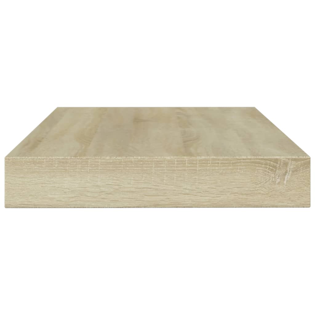 Hylleplater 4 stk sonoma eik 100x10x1,5 cm sponplate