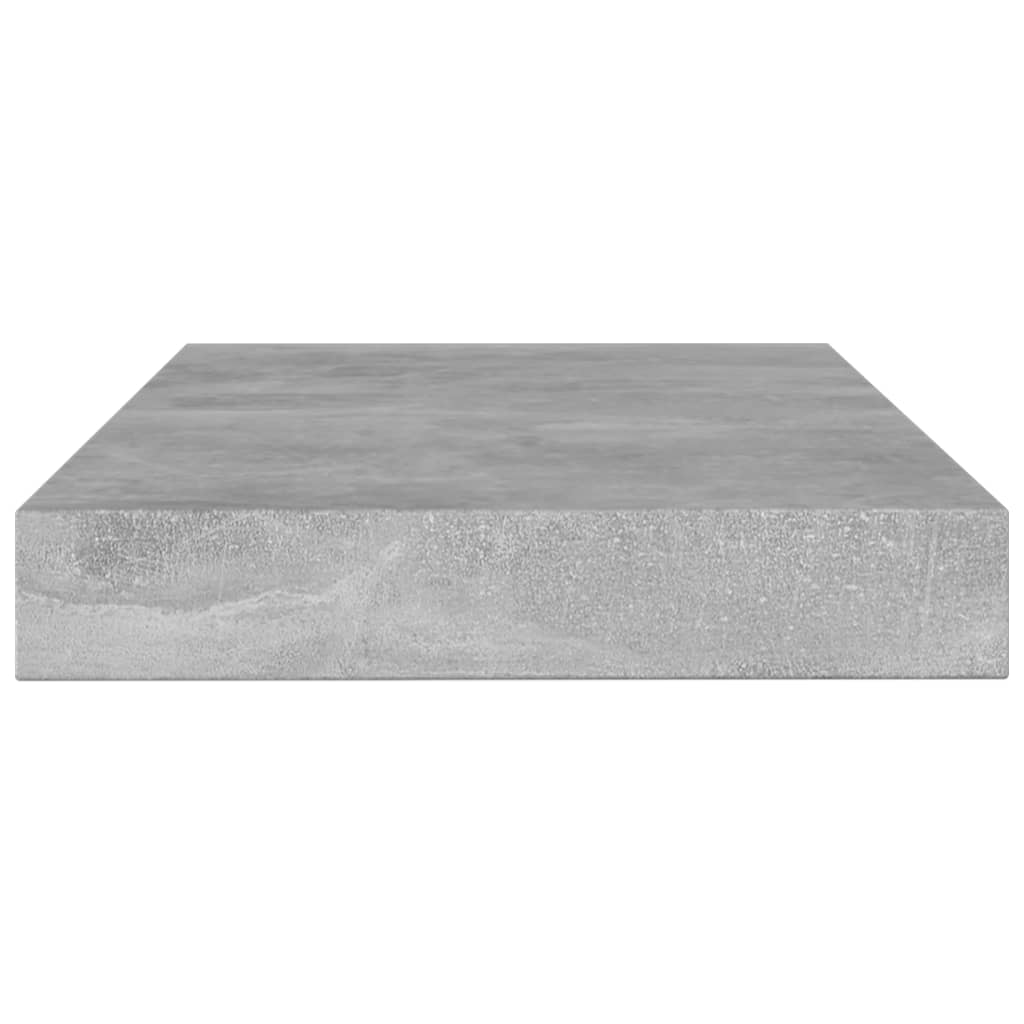 Hylleplater 4 stk betonggrå 100x10x1,5 cm konstruert tre
