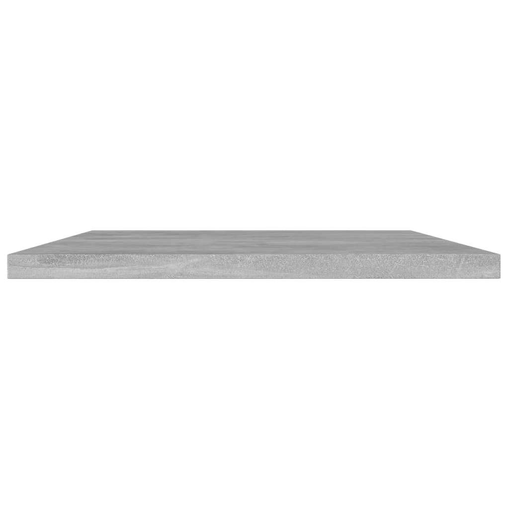 Hylleplater 8 stk betonggrå 100x20x1,5 cm sponplate