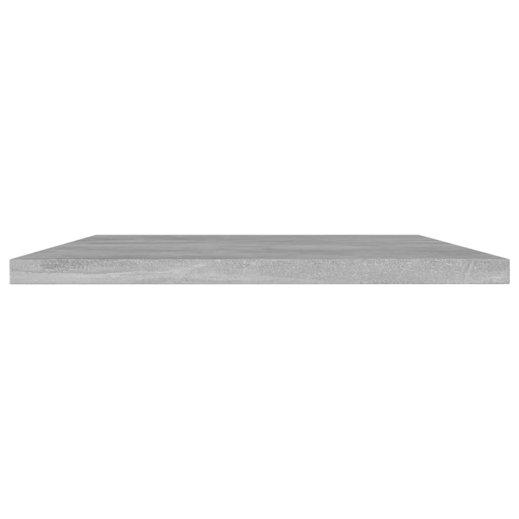 Hylleplater 8 stk betonggrå 100x30x1,5 cm sponplate