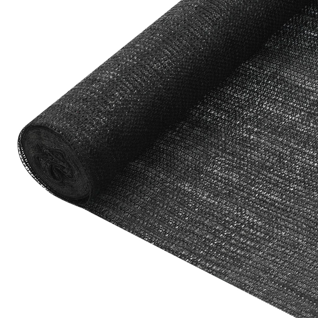 Skjermnett svart 1,8x50 m HDPE 75 g/m²