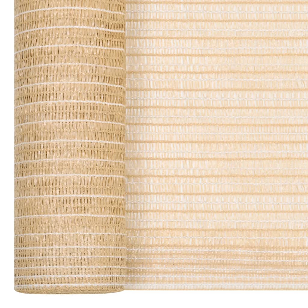 Skjermnett beige 3,6x10 m HDPE 75 g/m²