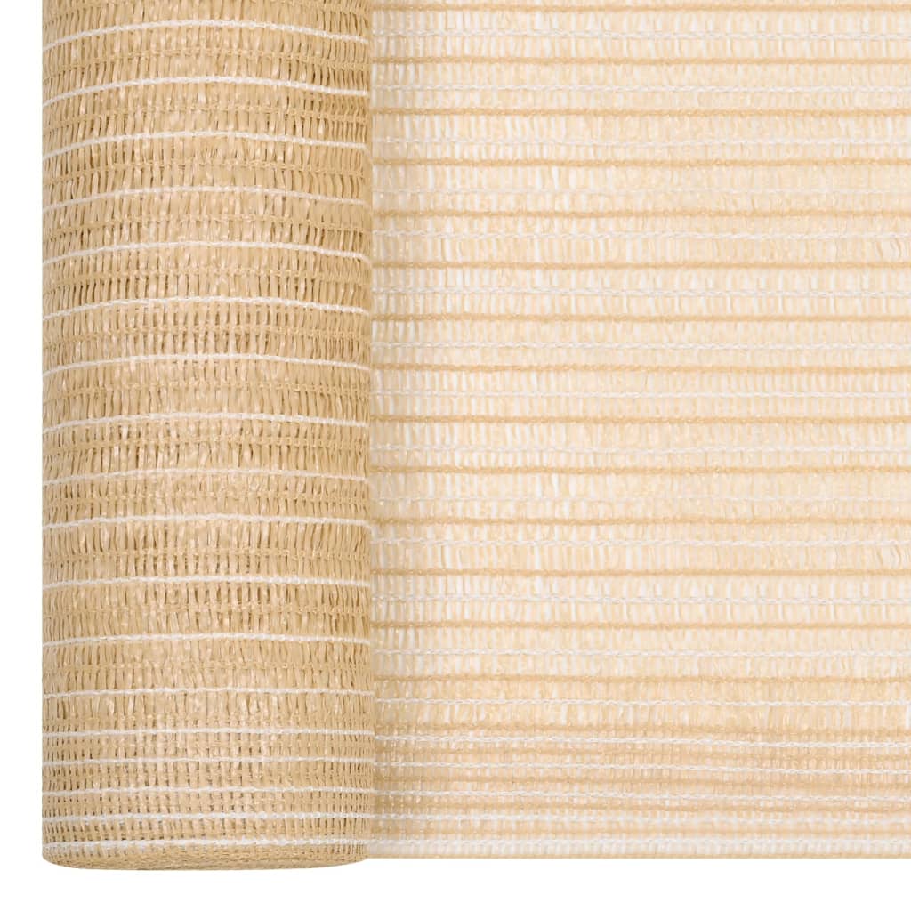 Skjermnett beige 1,5x25 m HDPE 150 g/m²