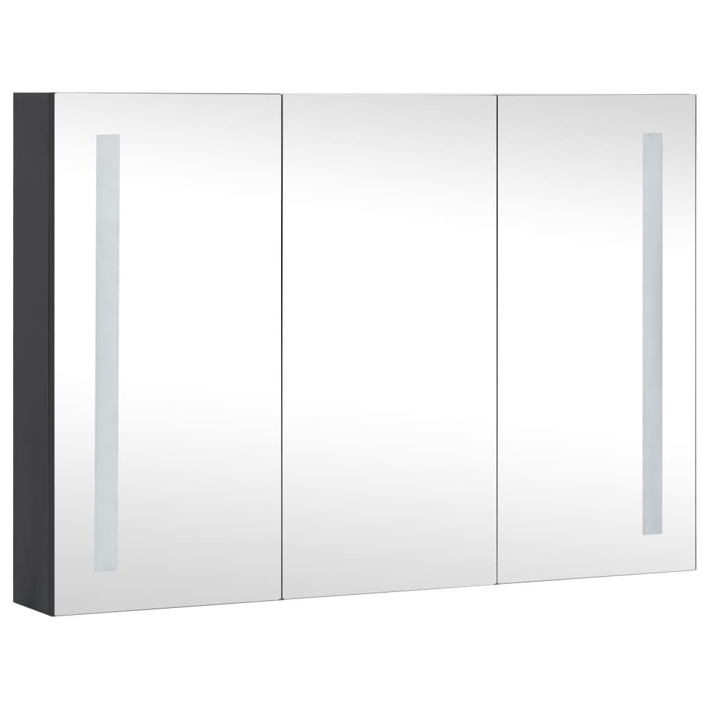 LED-speilskap til bad 89x14x62 cm