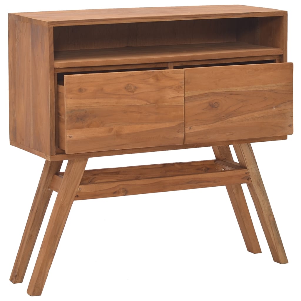 Konsollbord 80x30x80 cm heltre teak