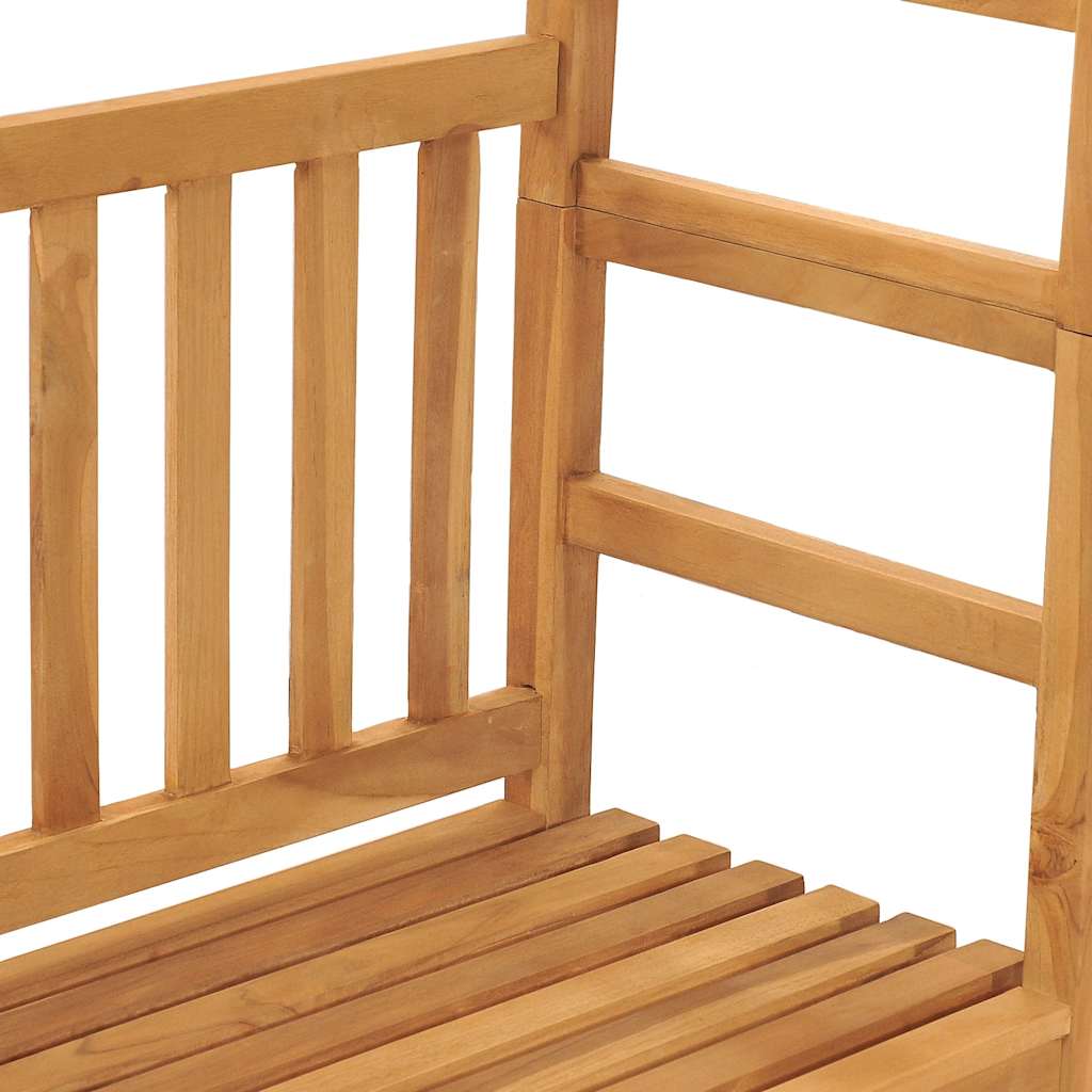 Hagebenk med pergola 115 cm heltre teak