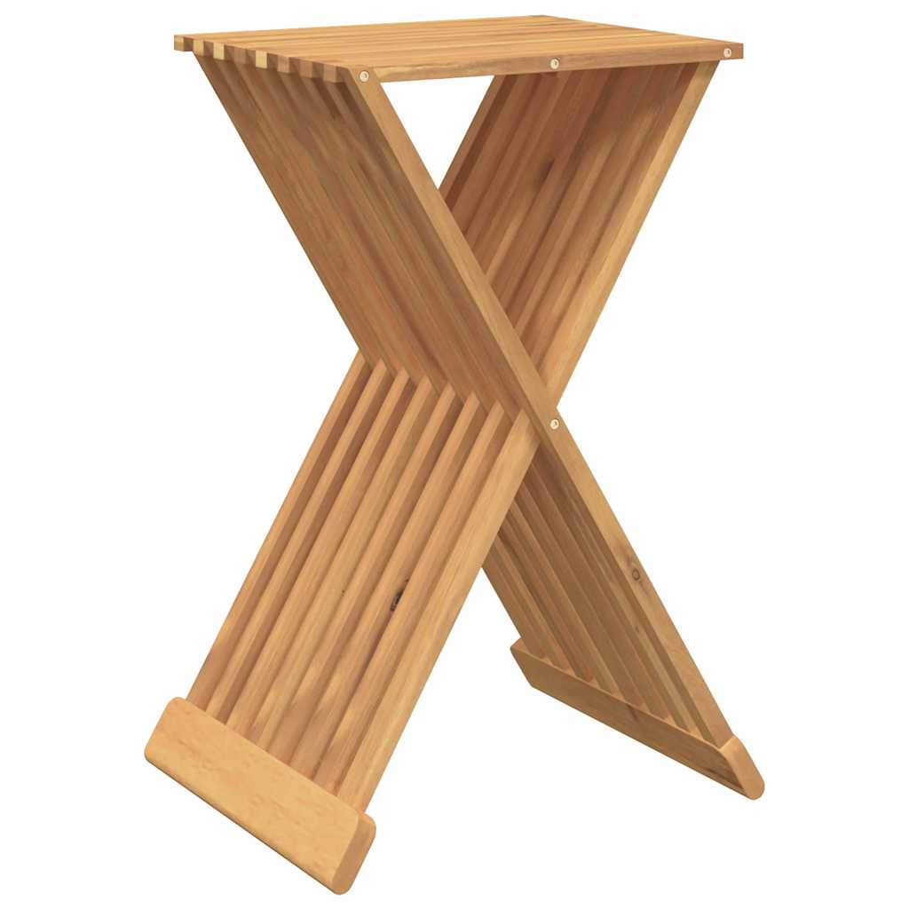 Sammenleggbar krakk 40x32,5x70 cm heltre teak