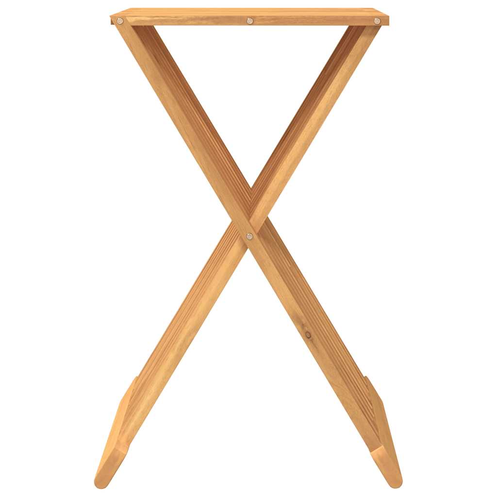 Sammenleggbar krakk 40x32,5x70 cm heltre teak
