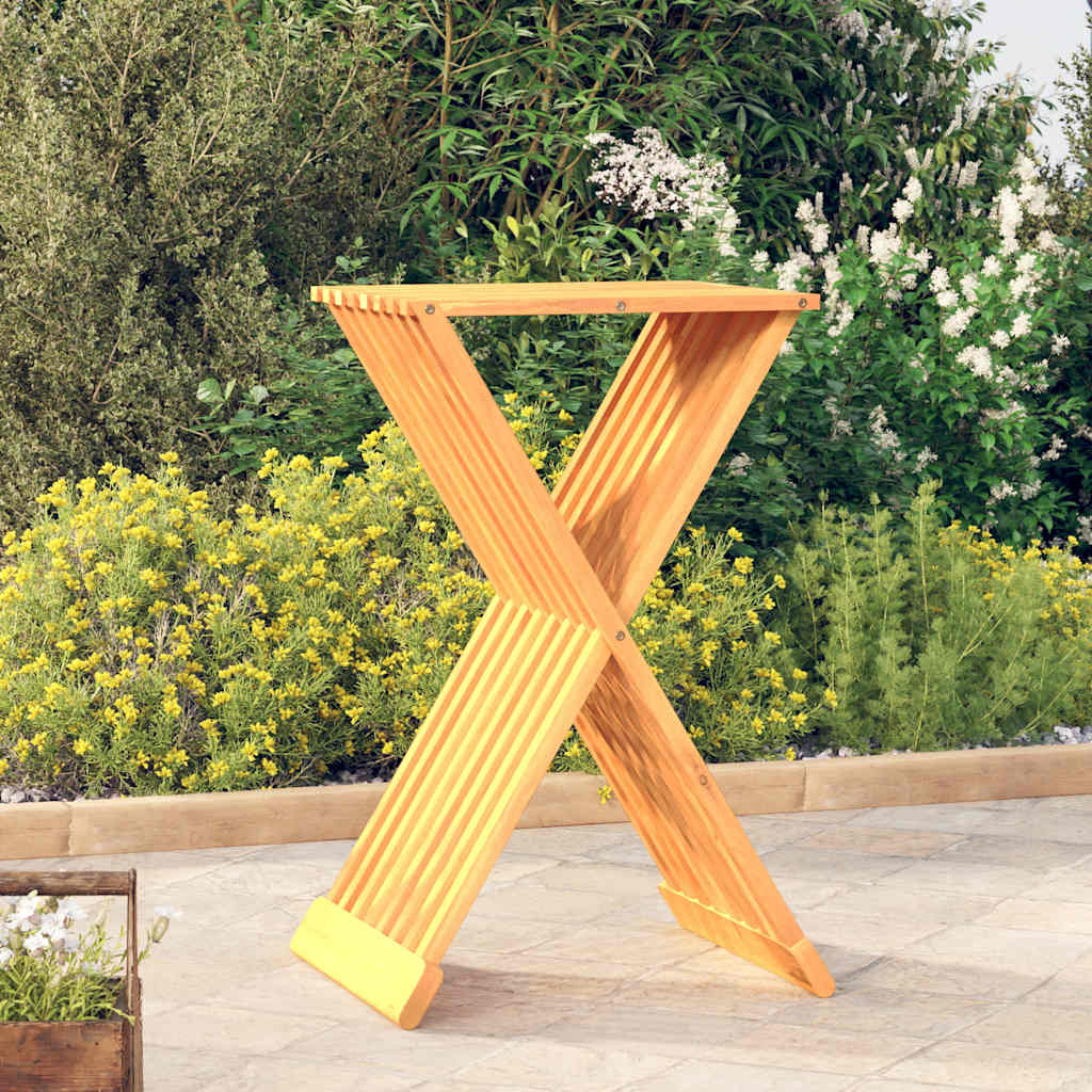 Sammenleggbar krakk 40x32,5x70 cm heltre teak