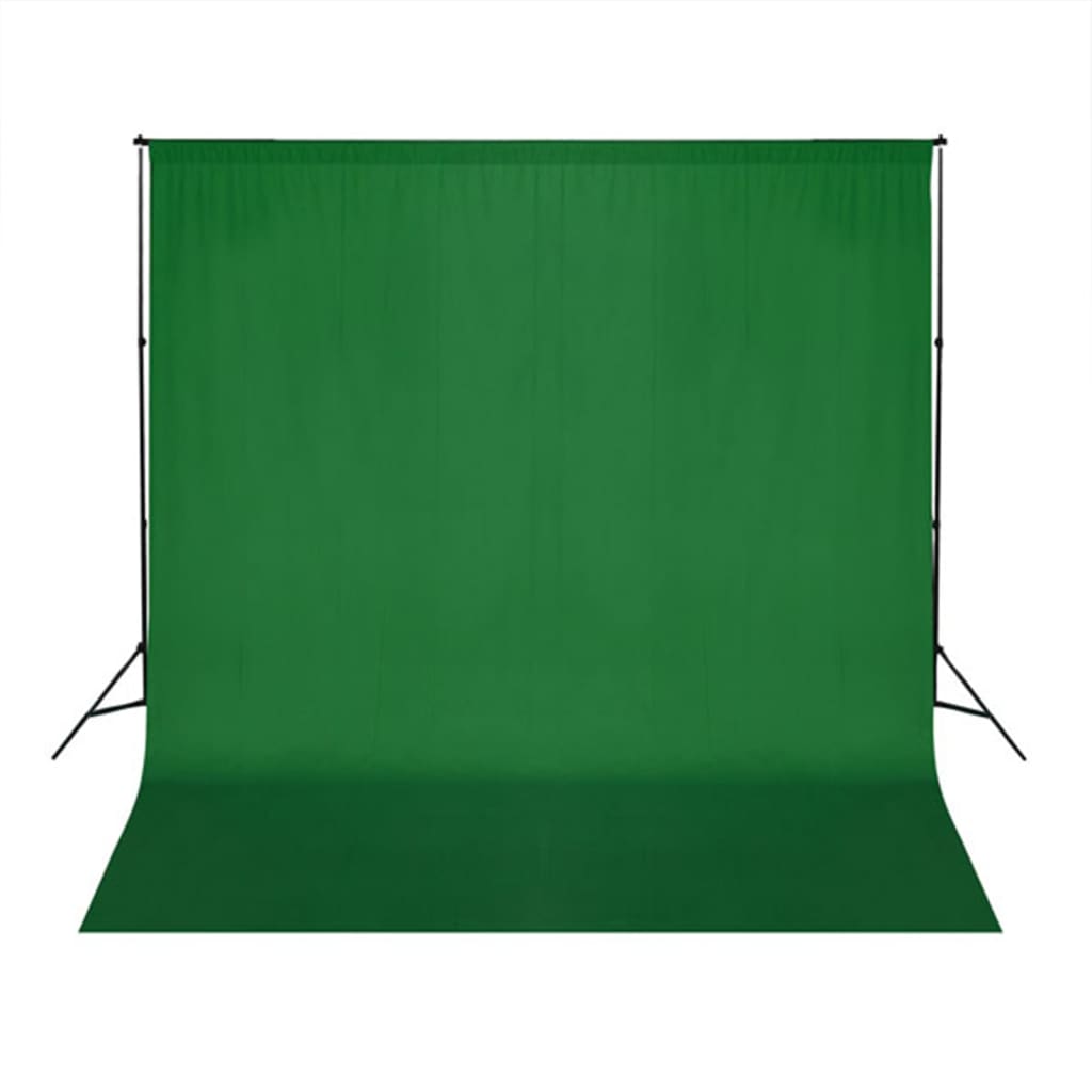 Fotostudiosett med lamper, paraplyer, bakgrunn og reflektor