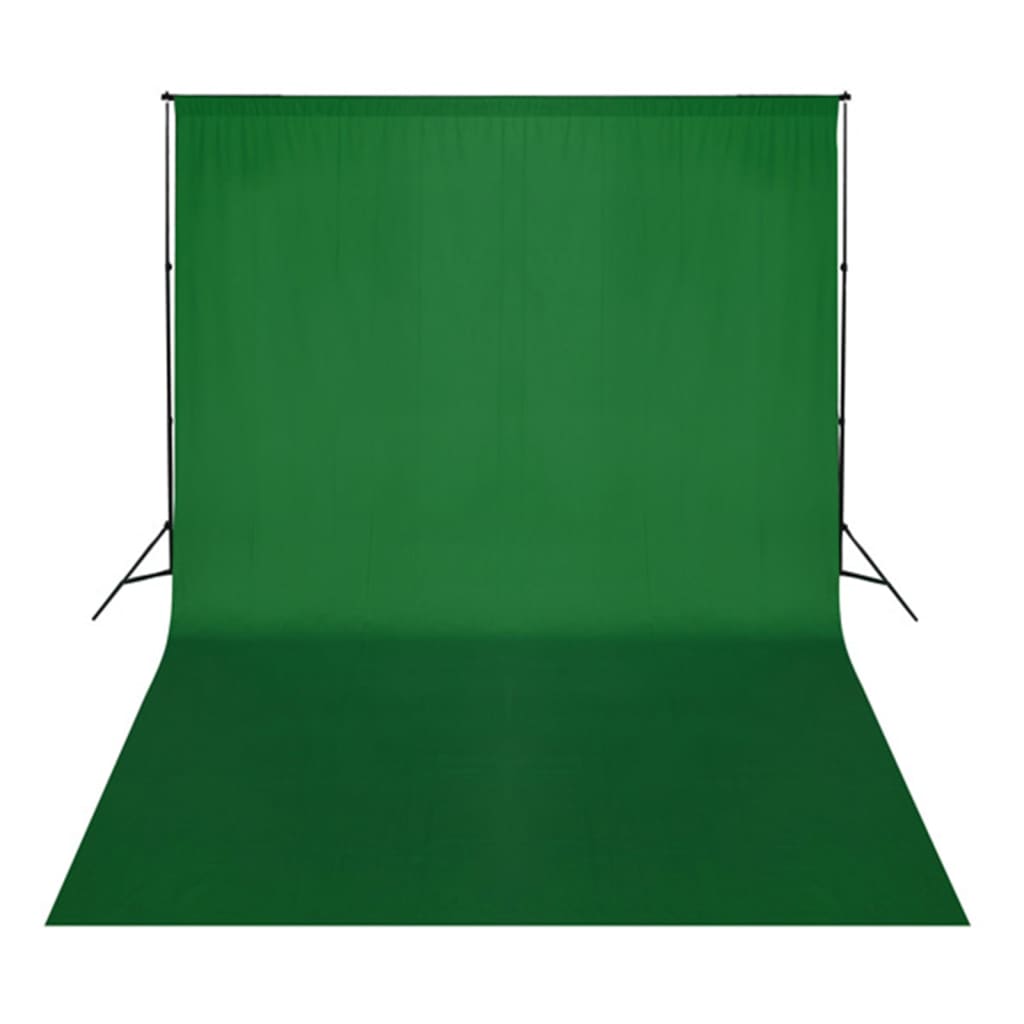 Fotostudiosett med lamper, paraplyer, bakgrunn og reflektor