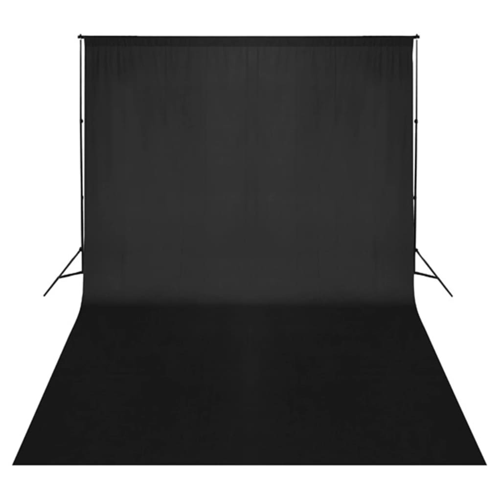 Fotostudiosett med lamper, paraplyer, bakgrunn og reflektor