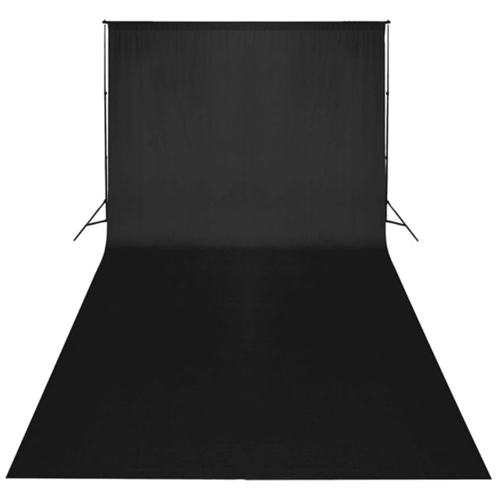 Fotostudiosett med lamper, paraplyer, bakgrunn og reflektor