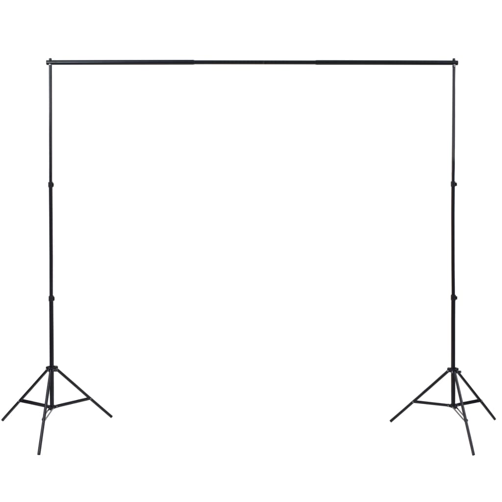 Fotostudiosett med softboks lys, bakgrunn og reflektor