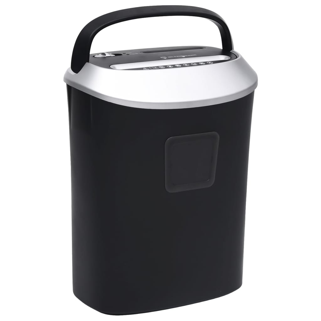 Makuleringsmaskin 10 ark tverrsnitt svart