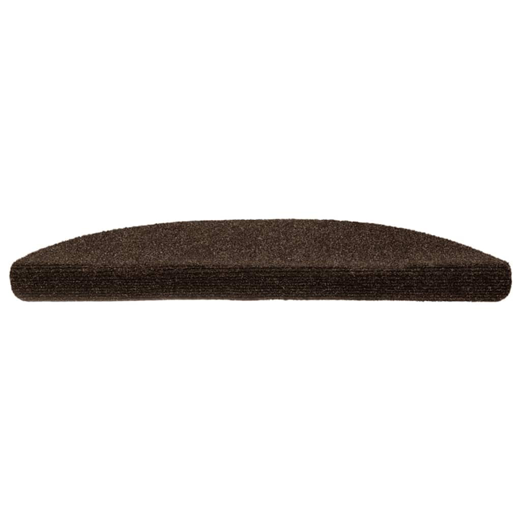 Trappematter selvklebende 10 stk 56x17x3 cm brune halvrund