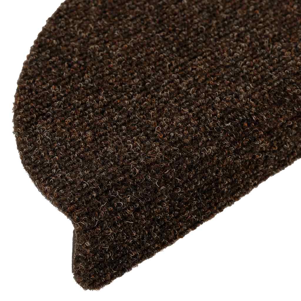 Trappematter selvklebende 10 stk 56x17x3 cm brune halvrund