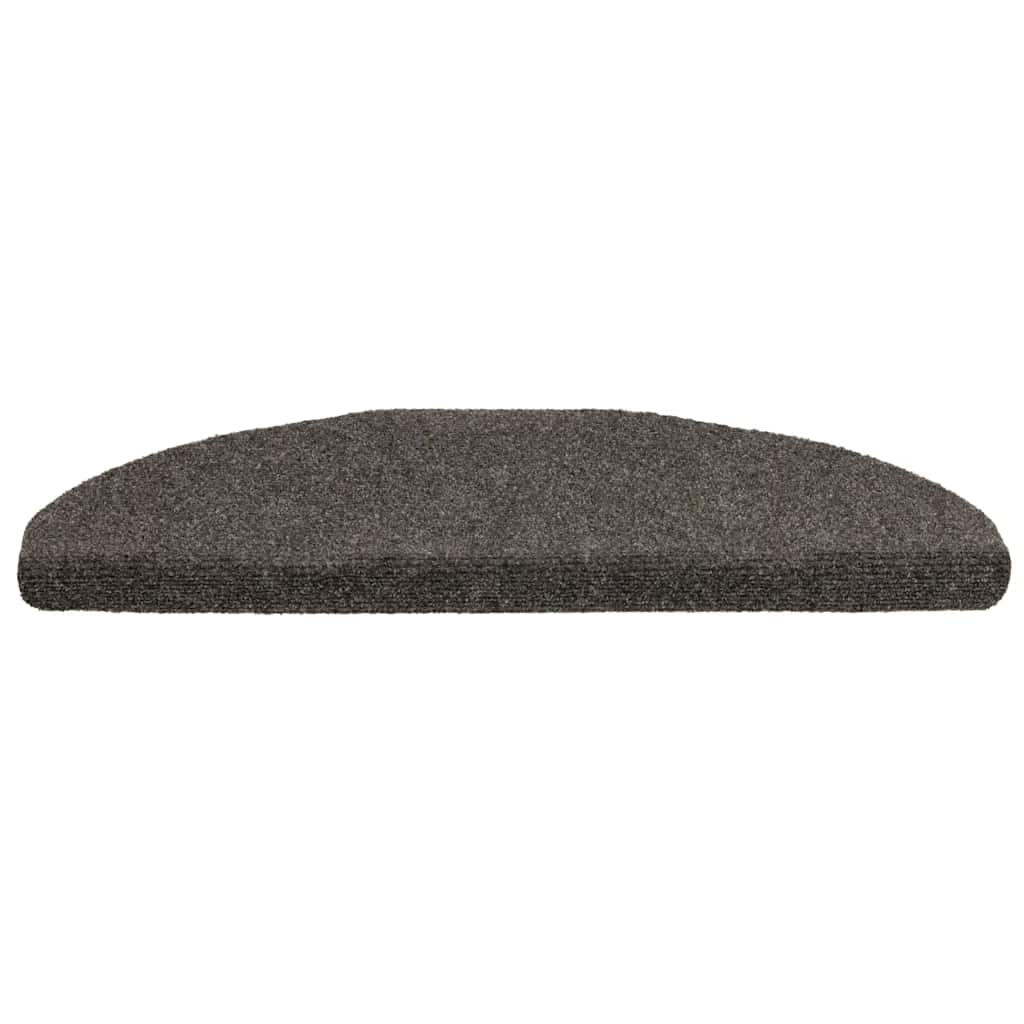 Trappematter selvklebende 10 stk 65x21x4 cm antrasitt halvrund stor