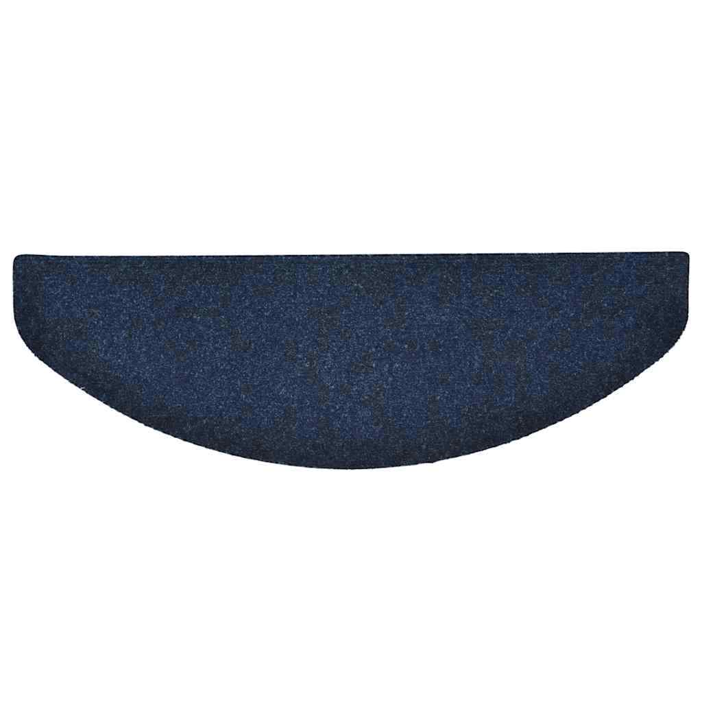 Trappematter selvklebende 10 stk 65x21x4 cm marineblå halvrund store
